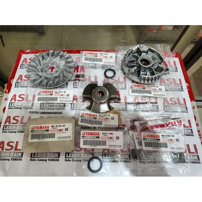 Paket Cvt Pully Depan Mio Sporty - Mio Smile - Mio Soul Karbu Ymh *