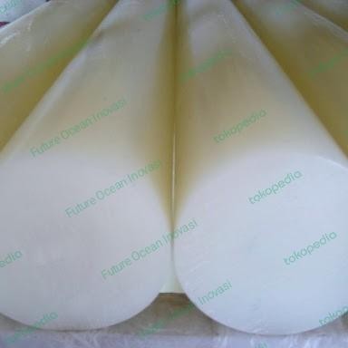 Nylon pe Rod, 10-50mm ( nylon pe putih batangan )