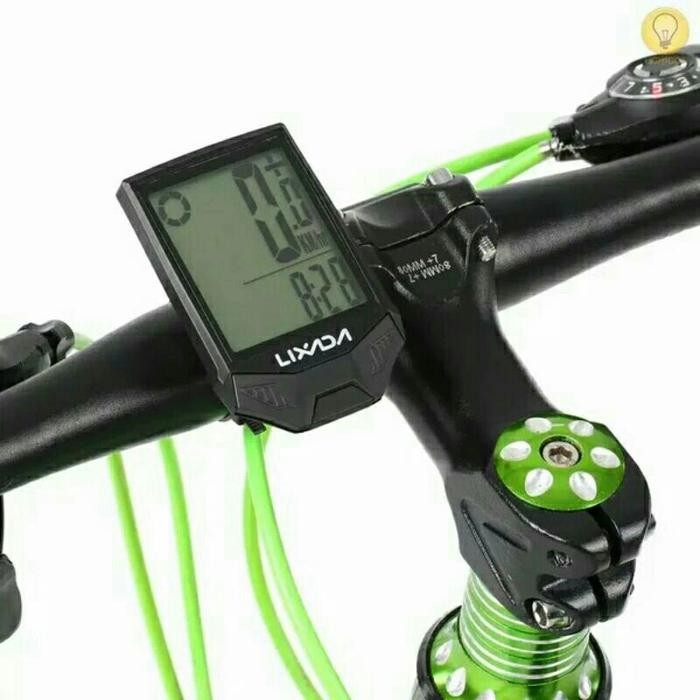 spidometer sepeda lixada speedometer Digital Wireless Mtb Roadbike *