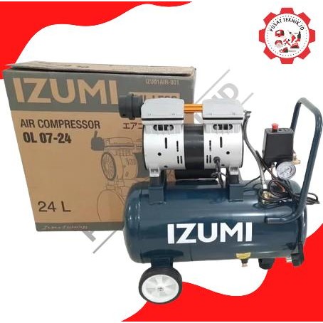 Kompresor Angin Oiless IZUMI OL 07-24 24 Liter Kompresor IZUMI *