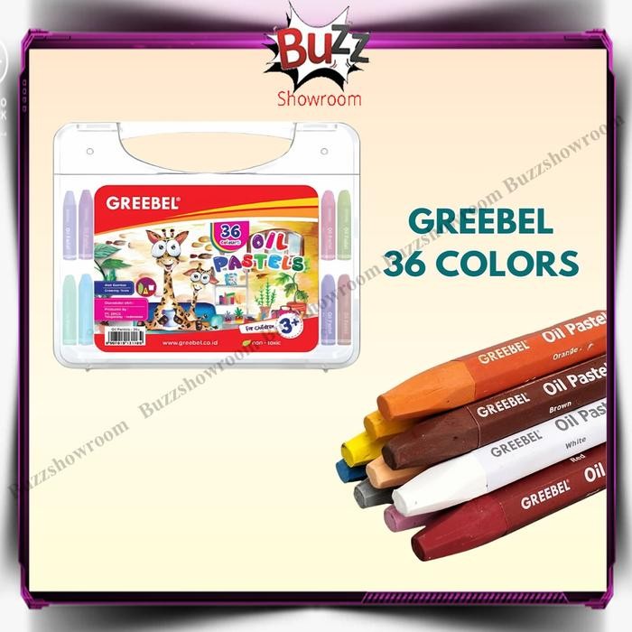 

Kids Oil Pastel Crayon Greebel 36 Warna Krayon Anak 36W