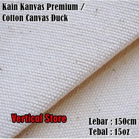 

Kain Canvas Cotton Duck Premium / Katun Kanvas Duck / Bahan Tas Kanvas