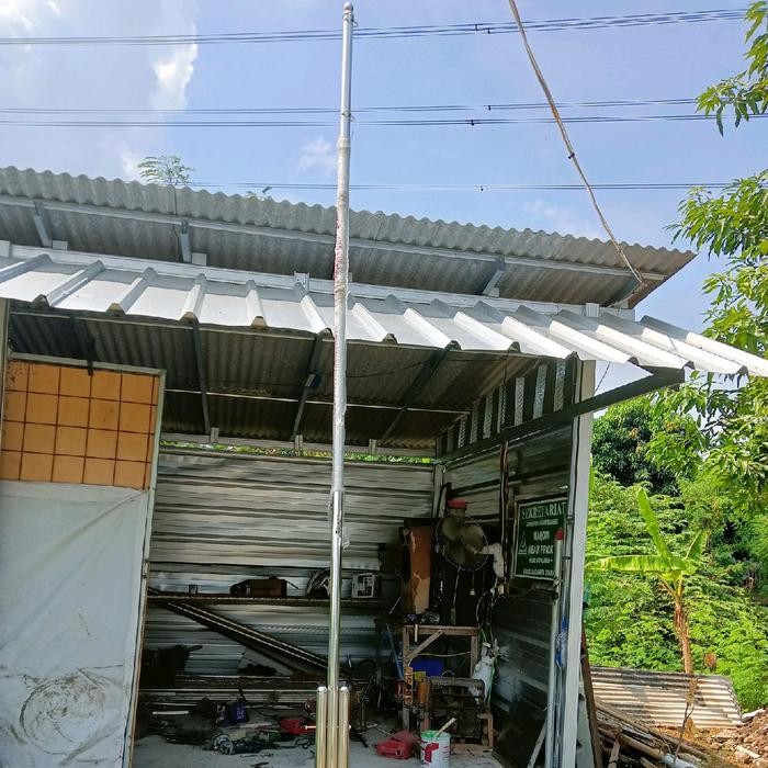 tiang bendera stainless steel outdoor