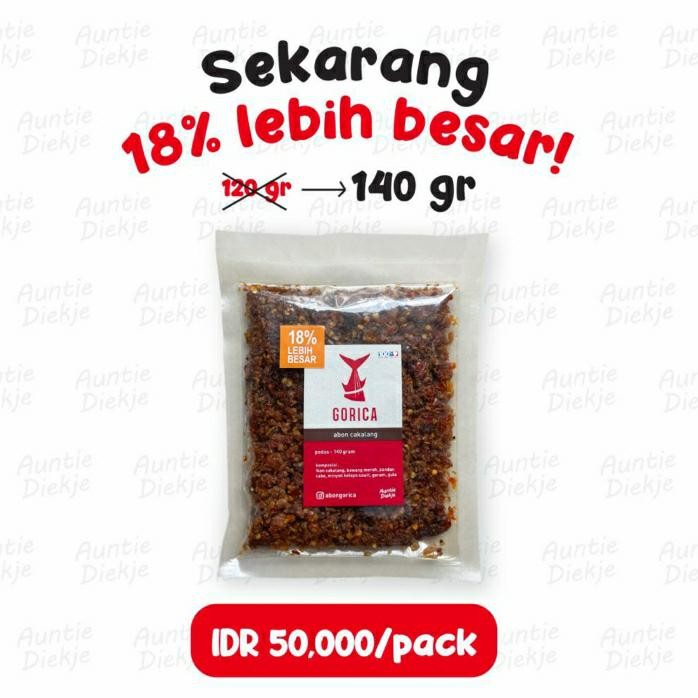 

New gorica abon ikan cakalang - 120 gram