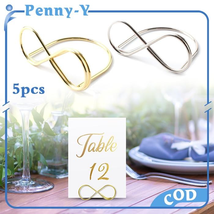 

5pcs Tiang Nomor Meja Table Number Holder Stand Name Card Holder