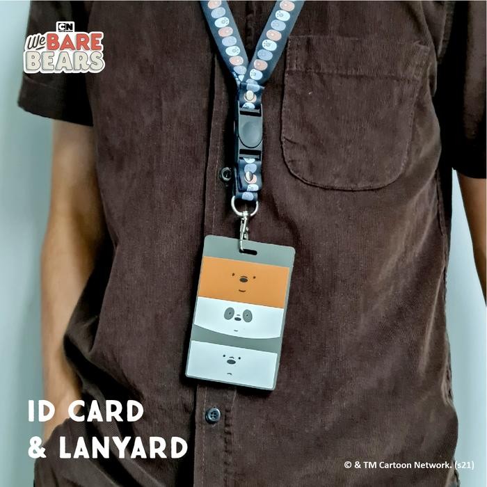 

We Bare Bears ID Card Holder & Lanyard Set