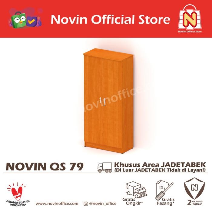 

Lemari Arsip Tinggi Kantor Ordner - NOVIN QS 79