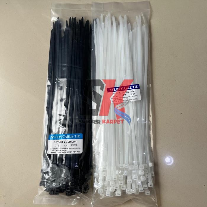 

Kabel Ties 4.8 x 300mm (30cm) isi 100 pcs