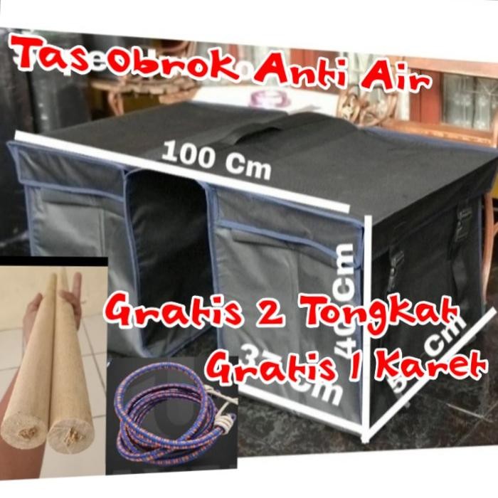 Tas Obrok Motor Tas Kurir Tas Motor Anti Air Keranjang Motor Tas Laundry Tas Bronjong Sadel Bag