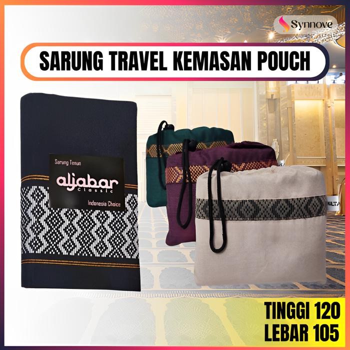 TERMURAH Sarung Travel Tenun Premium Kain Sarung Songket Sarung Traveling Dewasa Alat Shalat Pria