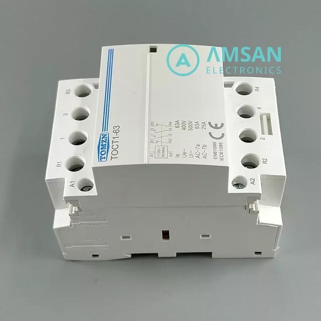 Tomzn Toct1 4P 63A Kontaktor 4No 4Nc 2Nc2No 2No 2Nc 220V