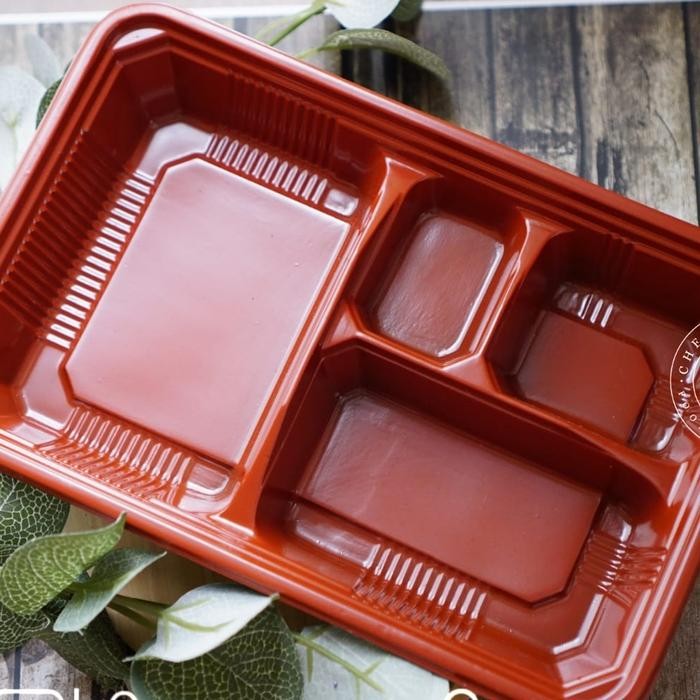bento sekat 4 /bento box/tempat makanan plastik