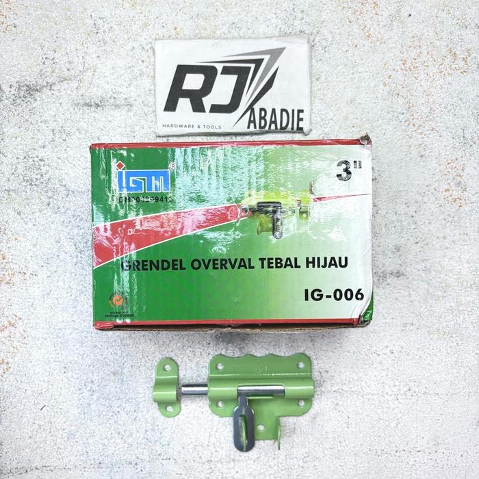 [12Pcs] Grendel Overval Hijau Overval Tempat Kunci Gembok Igm 2" 3"