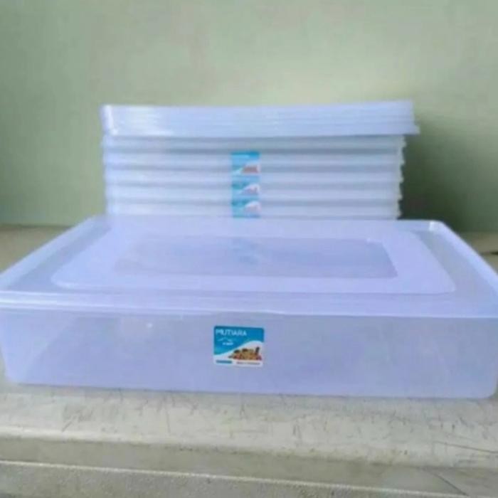 Kotak Donut 5500 ml / Tempat Donat Plastik KMP Mutiara 5500ml FG Penyimpanan Wadah Kode 1401