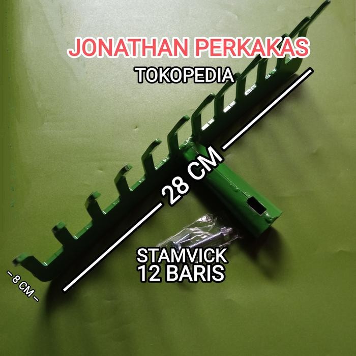 garukan stamvick 12baris/garukan sampah 12baris/garukan got 12baris