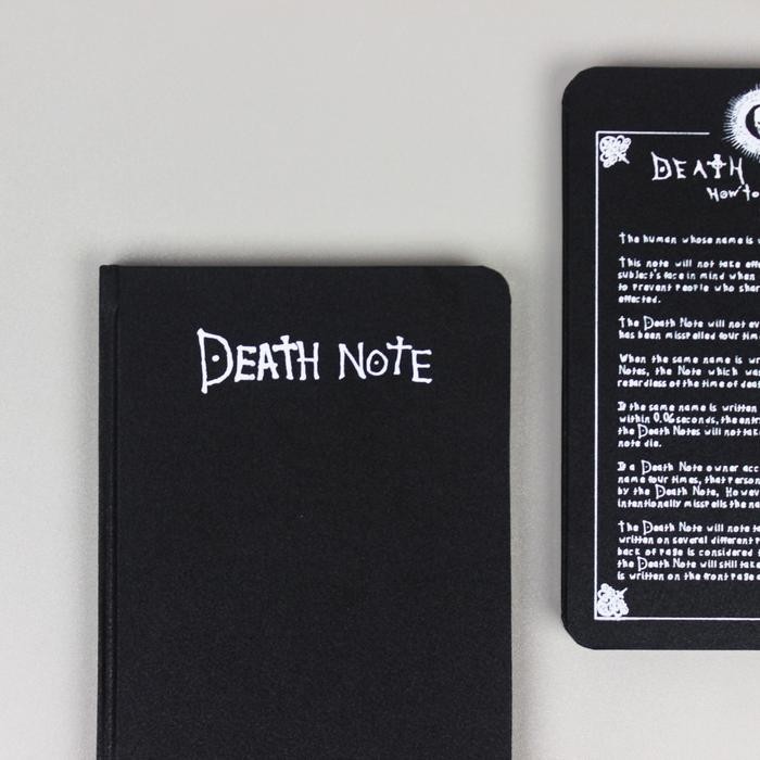 

Terlaris- Notebook Death Note Binding/ Custom Notebook/ Planner Dotted/ Grid