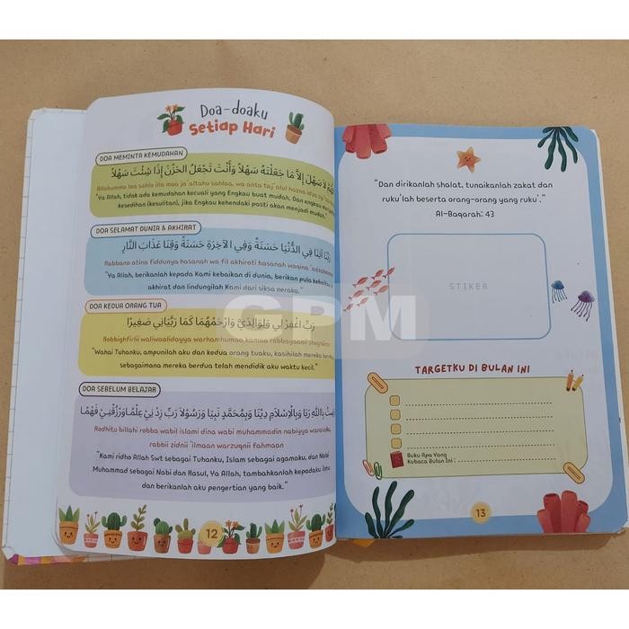 

Terlaris- Planner & Diary For Kids : Buku Harian Pertamaku Hard Cover 15X21Cm Bonus Stiker Lucu