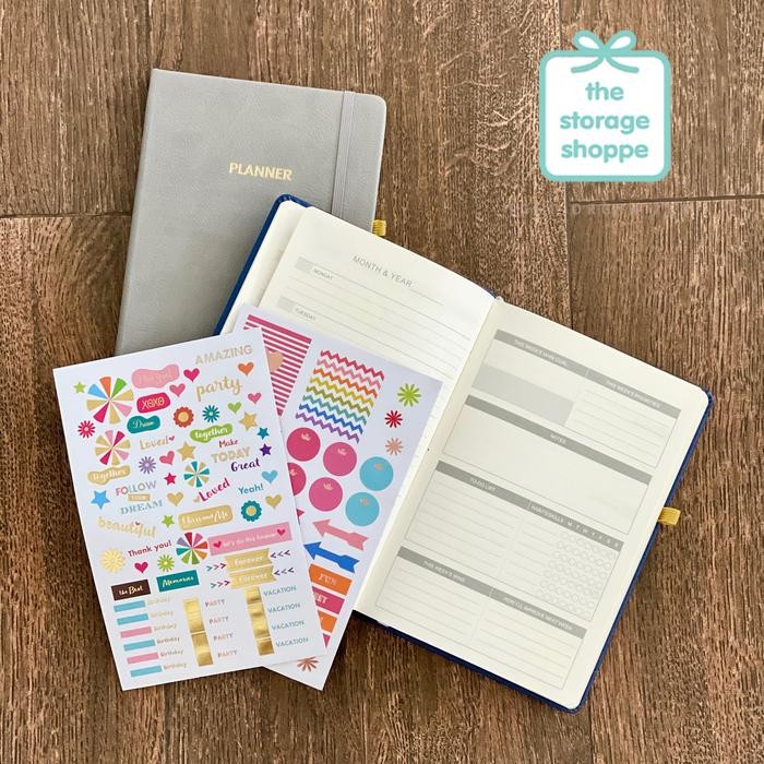 

Terlaris- Undated Planner / Agenda / Personal Journal / Monthly & Weekly Planner