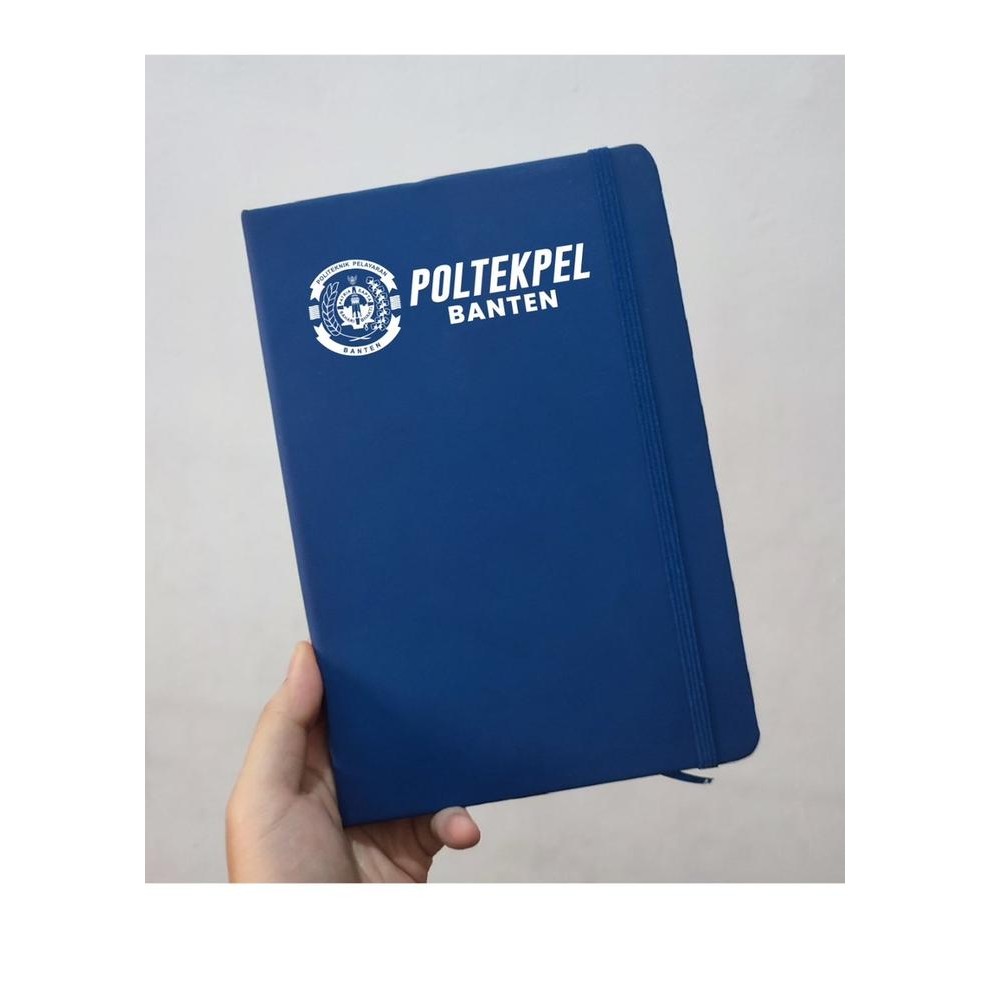 

Terlaris- [Bisa Custom] Notebook A5 Strap Tali Bisa Custom Nama Logo/ Buku Catatan Custom Ukuran A5