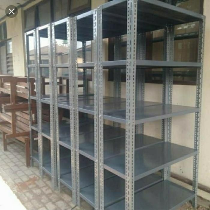 Lemari Besi Rak Siku Lubang 4X6 Tebal 2Mm Rack Lobang 4 X 6 3 Meter