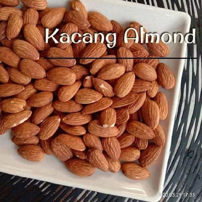 

Kacang Almond Panggang 500Gr Kupas Premium Roasted