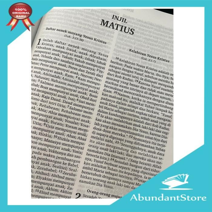 

Promo Alkitab Sedang Sampul Kain Resleting Stripline - Tb2 054 Ti Stripline Tbk