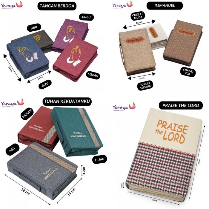 

Promo Sampul Alkitab + Sampul Kidung Jemaat Sedang Sarung Cover Tas Buku Berkualitas