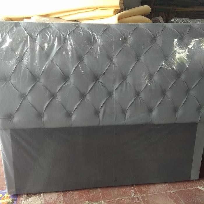 Divan Dipan Sandaran Tempat Tidur Divan Springbed 160X200 Dipan Kasur