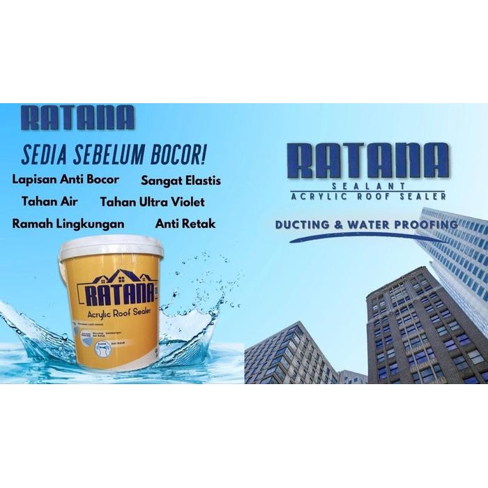 Sealant RATANA 20 kg / Ratana pail / ACRYLIC ROOF SEALER