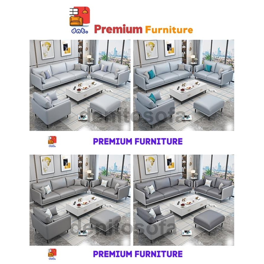 Sofa Nimalis 2 Seat-Sofa 321-Sofa Single-Sofa Kulit-Kursi Tamu