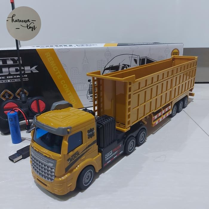 Truk Remote Kontrol, Rc City Truck, Rc Truk Barang, Truk Rc