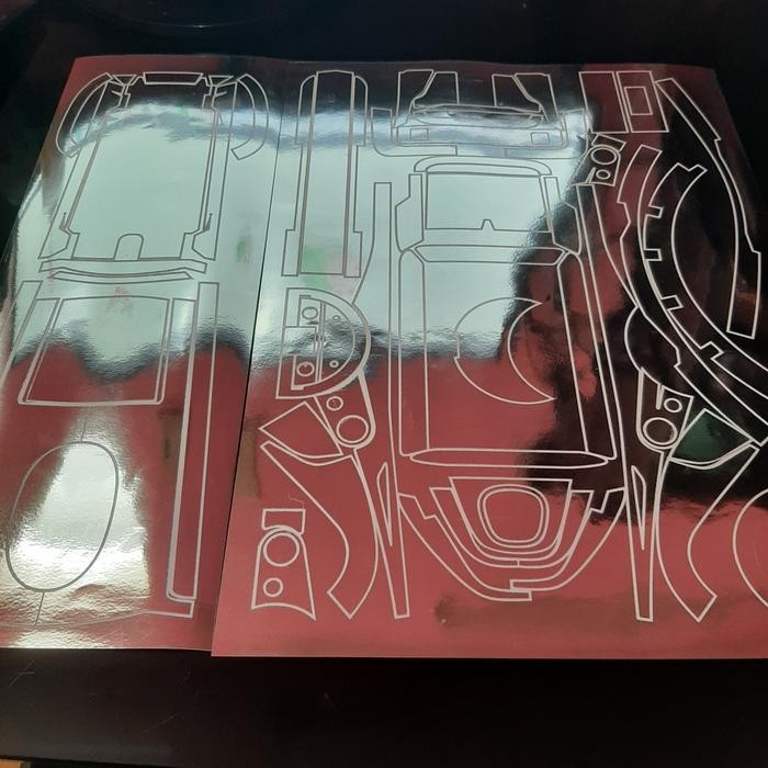 Decal Futaba 7Pxr Chrome Mirror