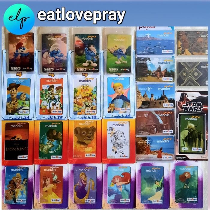 KARTU eMONEY eTOLL MANDIRI / E- Money E- Toll Card