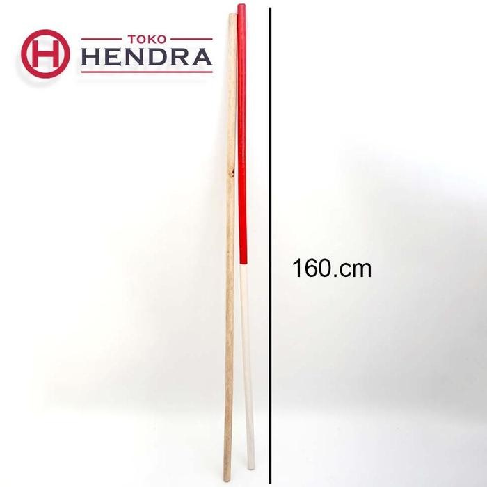 (Expert) Tongkat pramuka / Toya pramuka bahan kayu randu polos dan merah putih