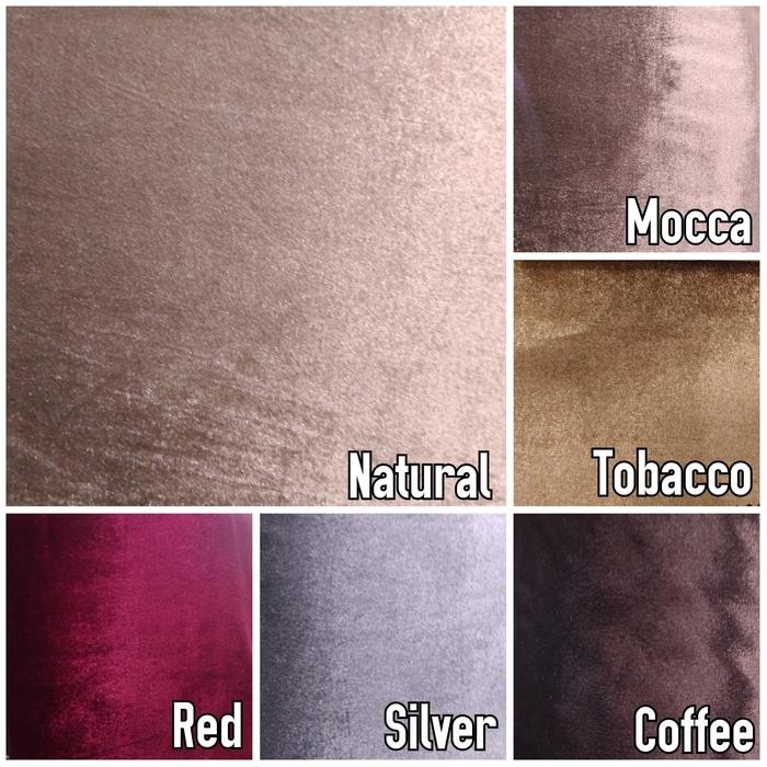 Kain Bludru / Beludru Tebal Mengkilap - Morocco (Furniture, Sofa, Jok)