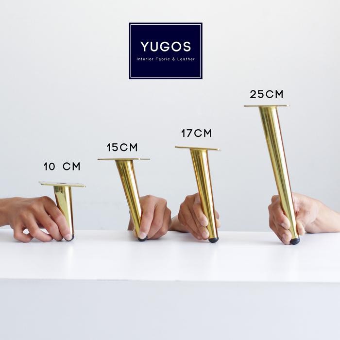 Kaki Kursi Sofa Stainless Gold