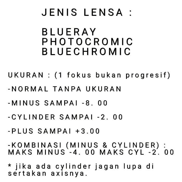 (Expert) Kacamata blueray photocromic blue chromic pria wanita murah kotak