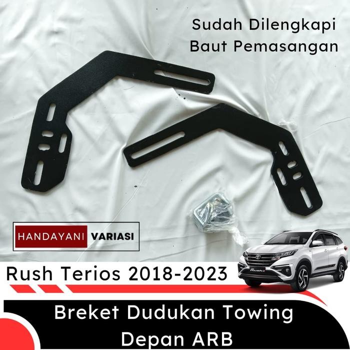 Breket Towing Depan Arb Dudukan Tanduk Toyota Rush Terios 2018 2023