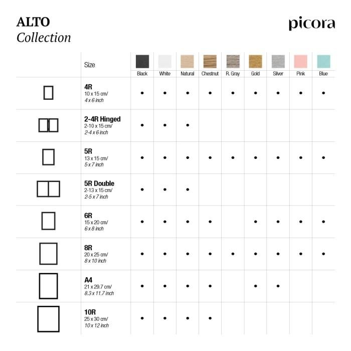 [Expret] PICORA ALTO 4R Lipat Pigura Frame Bingkai Foto