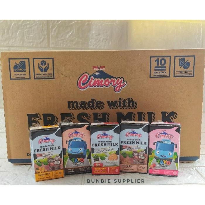 

(Expert) Susu Cimory UHT Fresh Milk Tayo 125ml Karton Isi 40 pcs (Rasa Cokelat dan Stroberi)