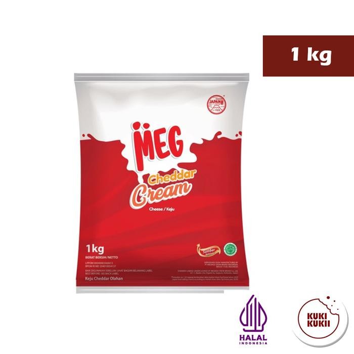 

(Expert) Meg Cream Cheese 1kg Meg Cream Keju Cheedar 1 kg