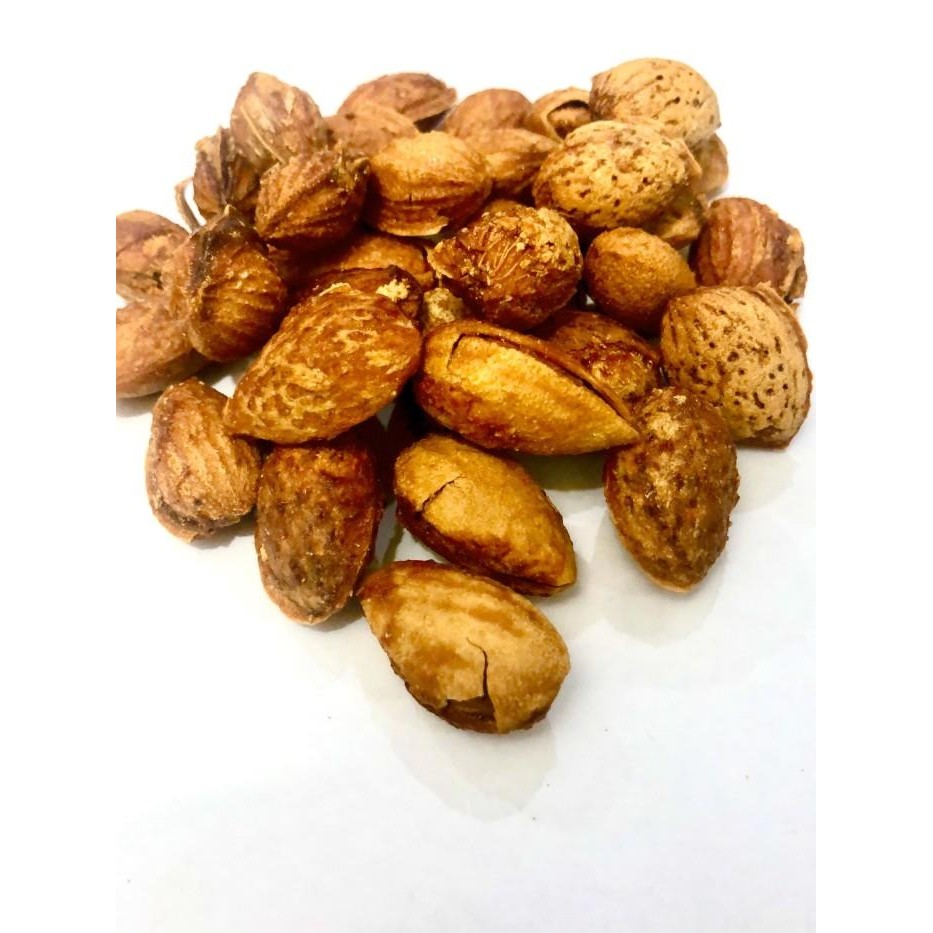 

(Expert) Kacang Almond kulit 1kg Rasa Susu