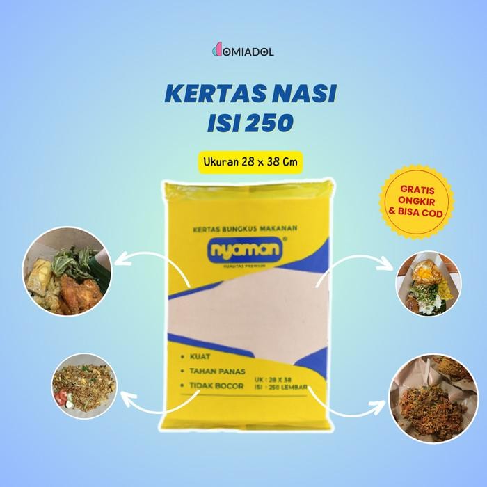 

(Expert) Kertas Nasi Coklat Premium 28x38 Cm - 250 Pcs