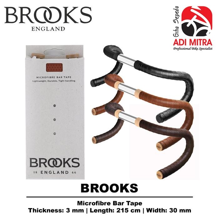 Brooks Microfibre Bar Tape Balutan Stang Sepeda Drop Bar