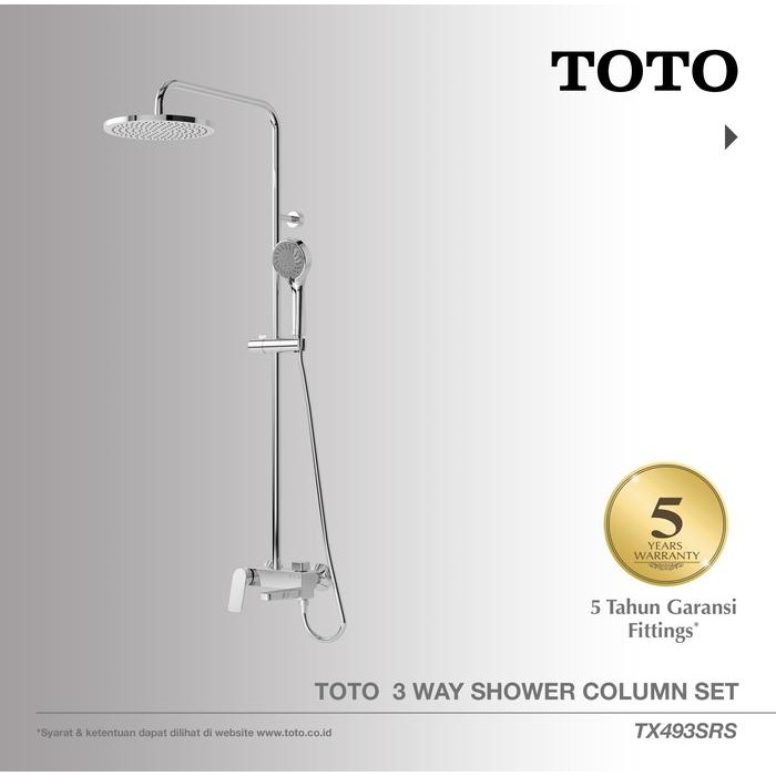TOTO Column Set TX493SRS Shower Column - Shower Tiang