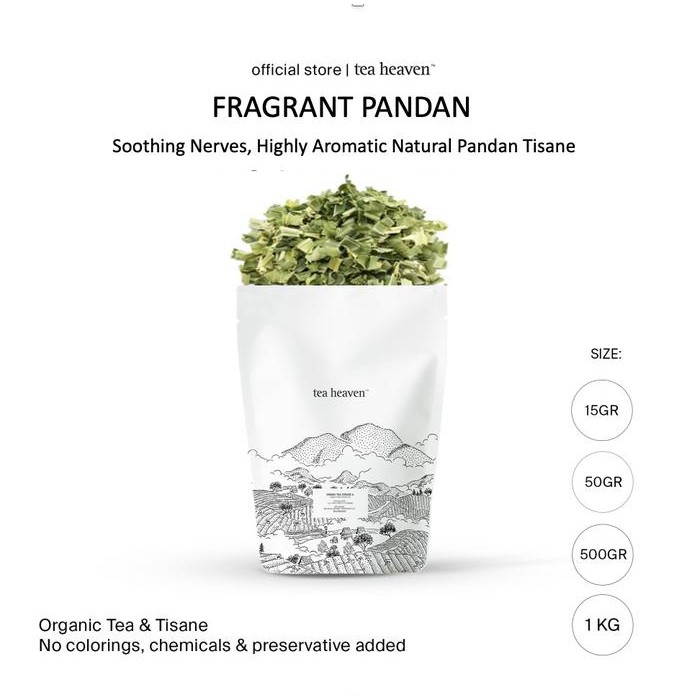 

Teh Pandan Murni Premium Organik Pure Pandan Leaves