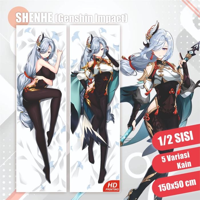 Dakimakura Shenhe Genshin Impact 150x50cm (Cover Only Tipe 1)