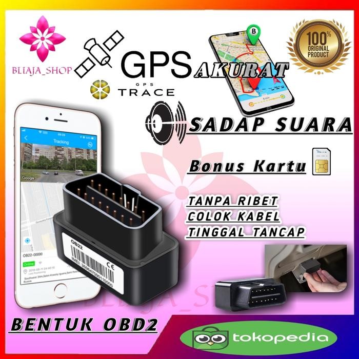 Gps Tracker Mini Mobil Sadap Suara Tanpa Kabel Anti Maling Jarak Jauh