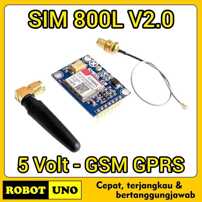SIM800L V2 SIM 800L V2.0 GSM GPRS 5V Antena Sim Card