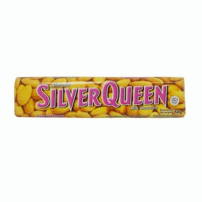

terlaris Coklat Silver Queen Almond 65 gram